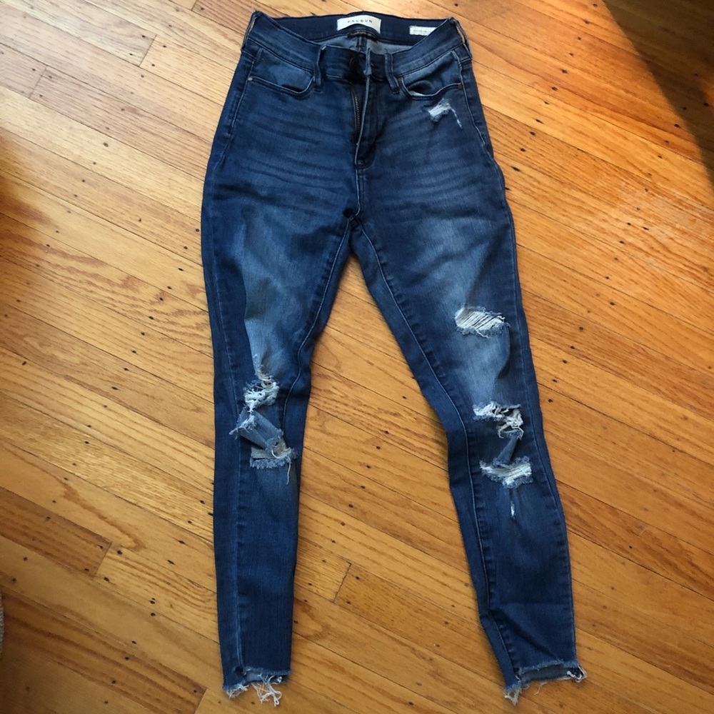 Pacsun Distressed High Rise Skinny Jeans